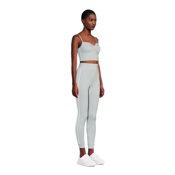 Women’s Juniors Active Comfy Lounge Bustier Tank & Leggings Set 2-Piece Size e L - Picture 5 of 7